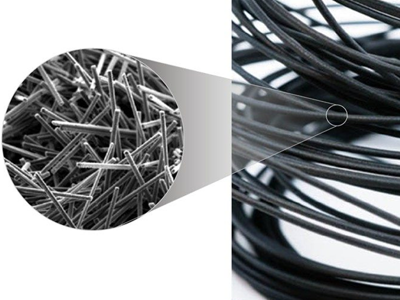 Chopped carbon fibres used in 3D printing